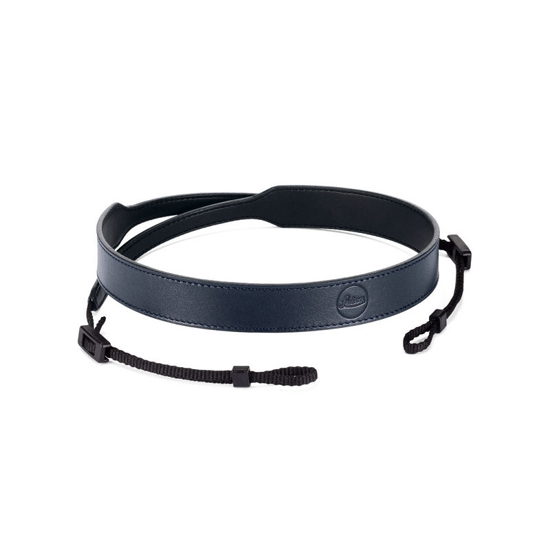 Leica 라이카 Carrying strap C-Lux, leather, blue