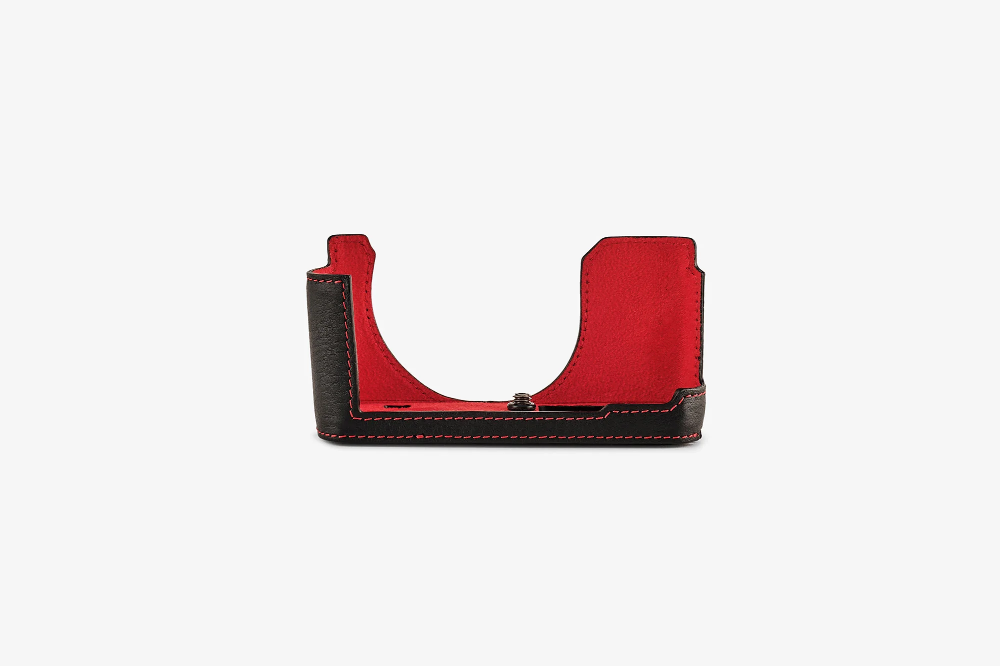 Leica 라이카 D-Lux 8 Half Case black/red stitching